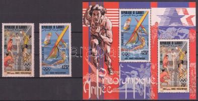 1983 Nyári olimpia sor Mi 361-362 + blokk Mi 75 A