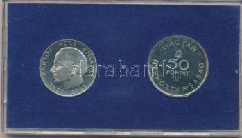 1961. 25Ft Ag + 50Ft Ag "Bartók Béla" T:P Eredeti MNB plasztiktokban!