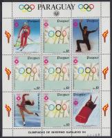 Téli olimpia, Szarajevó + kisív Winter Olympics, Sarajevo + minisheet