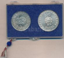 1973. 50Ft Ag + 100Ft Ag "Petőfi" T:BU Eredeti plombált MNB plasztiktokban