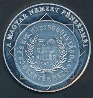 DN "A magyar nemzet pénzérméi - A háború kétnyelvű pénze 1914-1918." Ag (0,999) emlékérem ...