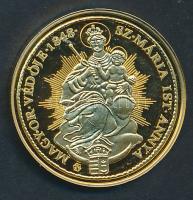 DN "Magyar aranypénzek utánveretben - V. Ferdinánd dukát" aranyozott Ag emlékérem (5.5g/0....