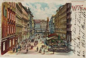 Wien METEOR Gegen Licht Litho