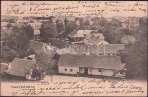 Nagykároly zsinagóga; Csókás László kiadása / synagogue (Rb)