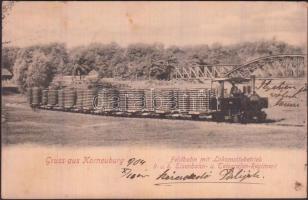 Korneuburg Feldbahn mit Lokomotivbetrieb, k.u.k. Eisenbahn und Telegrafen-Regiment (fl)