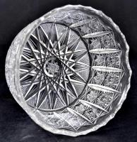 Csiszolt ólomkristály kínálók, 3 db