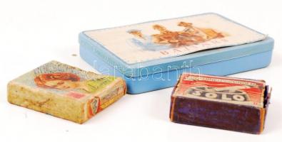 "Bajtárs" alkalmi szivarka (1949) doboz benne 2 gyufásdobozzal