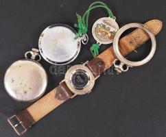 Vegyes óra tétel (3 db): Norma, Fides zsebórák, Cicero karóra, óratok