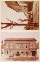 1896-1899 Emil Scheirich: privát fotóalbum, sok helytörténeti vonatkozású kép, Chemnitz, Bécs, Budap...