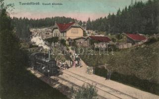 Tusnádfürdő, vasútállomás / railway station