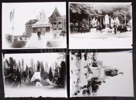 cca 1920-1945/cca 1980 Régi szobrok, régi ünnepségek, eredeti negatívokról készült későbbi másolatok...