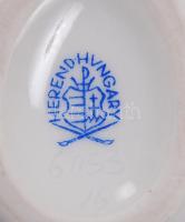 Herendi tojás, kézzel festett, jelzett, hibátlan, h:7,5 cm