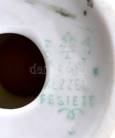 Hollóházi madárka, kézzel festett, jelzett, hibátlan, m:14 cm