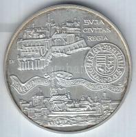 1990. 500Ft Ag "Mátyás király / Buda látképe" T:BU