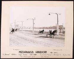 1941 Schäffer Á.: Mechanikus handicap, feliratozva, pecsételve, fotóméret 16x22 cm