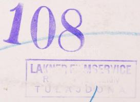 cca 1930-1940 Varjú a toronyórán című film egy jelenete, 22x28 cm