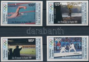 Los Angeles-i olimpia vágott sor, Los Angeles Olympics imperforated set