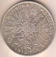 Ausztria 1913. 2K Ag "Ferenc József" T:2-
Austria 1913. 2 Corona Ag "Franz Joseph&quo...