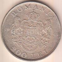 Románia 1942. 200L Ag T:2-
Romania 1942. 200 Lei Ag C:VF
Krause KM#63