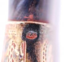 Ezüst (Ag) szipka, jelzett, br: 7,5 g