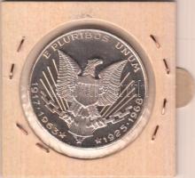 Amerikai Egyesült Államok DN "Robert és John Kennedy" ezüstözött emlékérem (35mm) T:PP
USA...