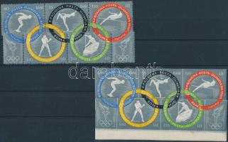 Summer Olympics, Rome perforated and imperforated sets Nyári olimpia, Róma fogazott és vágott sor