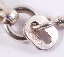 Ónix ezüst (Ag) függő láncon, jelzett, br: 8,3 g /
onyx silver pendant with silver necklace