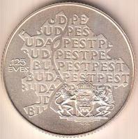 1998. 750Ft Ag "Budapest egyesítésének 125. évfordulója" T:BU