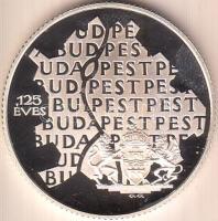 1998. 750Ft Ag "Budapest egyesítésének 125. évfordulója" T:PP