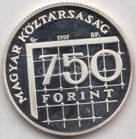 1997. 750Ft Ag "Labdarúgó VB" T:PP
Adamo EM149