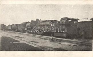 Military WWI, captured armored cars at Murino