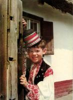 40 db modern, magyar folklórlap / 40 modern, Hungarian folklore cards