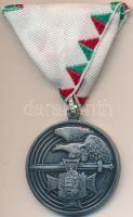 1992. "Szolgálati Jel (érdem után) II. osztálya" ezüstözött kitüntetés szalagon tokban T:1- 1992. "Distinction for Service (for Merit), 2nd Grade" silver plated decoration with ribbon in case C:AU