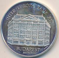 1996. "Inter Európa Bank Rt. Alapításának 15. évfordulójára" Ag emlékérem (15.55g/0.925/32...