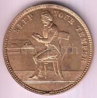 Nagy-Britannia ~1850. "Viktória" Cu zseton T:2
Great Britain ~1850. "Victoria - Keep ...