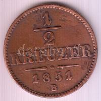 1851B 1/2Kr Cu T:2