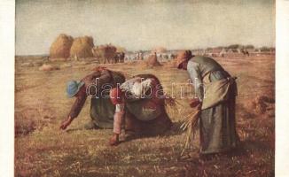 34 db RÉGI, művész, hölgy, folklór témájú motívum lap, benne több repordukciós képeslap és 1 litho /...