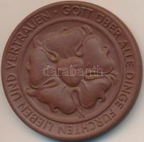 NDK 1983. "Luther Márton születésének 500. évfordulója" Meisseni porcelán emlékérem (49mm)...