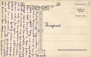 Italian art postcard, folklore, Anna Gasparini s: Mauzan