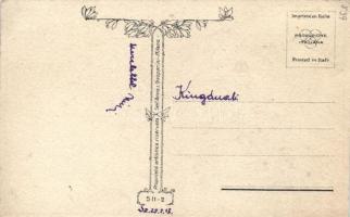 Italian art postcard, folklore, Anna Gasparini s: Mauzan (EK)