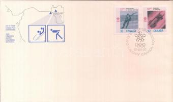 Olimpia motívum tétel 1987-1988 15 db bélyeg + 3 db blokk + 1 db FDC 1987-1988 Olympic motif item 15...