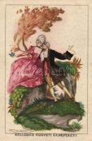 Italian art postcard, Baroque s: Mauzan