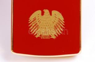 Rowenta logo gáz öngyújtó, üres, díszdobozban, leírással, gravírozott német címerrel