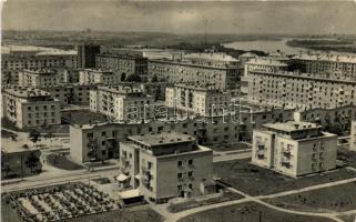 3 db modern Sztálinváros (Dunaújváros) lap / 3 modern Hungarian Sztálinváros (Dunaújváros) postcards