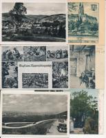 kb. 300 darabos háború előtti városképes lap gyűjtemény sok érdekességgel / 300 mixed pre-1945 topographic postcards