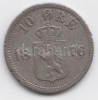 Svédország 1876. 10ö Ag T:2-
Sweden 1876. 10 Öre Ag C:VF