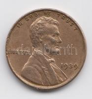 Amerikai Egyesült Államok 1939. 1c "Lincoln" T:2
USA 1839. 1 Cents "Lincoln" C:X...