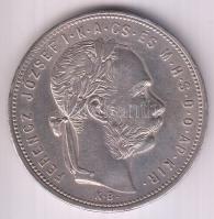 1881KB 1Ft Ag "Középcímer" T:2
Adamo M15