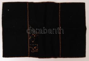 Ex libris feliratú könyvborító. Szövött