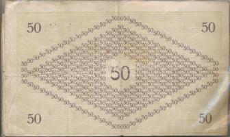 Pápa 1919. május 8. "Pápai csekk" 10K + 20K + 50K, összesen 101db, mind lyukasztással érvé...